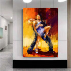 Quadro Decorativo Grande Conceitual Dançarinos De Rumba - 180