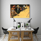 Quadro Decorativo Grande Conceitual Faroeste - 200x100cm