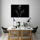 Quadro Decorativo Grande Conceitual Fashion África - 100x70cm