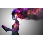 Quadro Decorativo Grande Conceitual Nébula Universe - 180x135