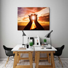 Quadro Decorativo Grande Conceitual Paisagem Faith - 200x100cm