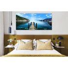 Quadro Decorativo Grande Conceitual Paisagem Greece - 100x70cm