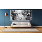 Quadro Decorativo Grande Conceitual People Black Background -