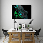 Quadro Decorativo Grande Conceitual Rosto Minimalista - 150x8