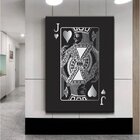 Quadro Decorativo Grande Conceitual Silver Jack Of Hearts - 1
