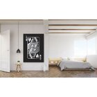 Quadro Decorativo Grande Conceitual Silver Queen Of Hearts -
