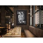 Quadro Decorativo Grande Conceitual Silver Queen Of Hearts -