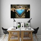 Quadro Decorativo Grande Conceitual The Flood - 120x60cm