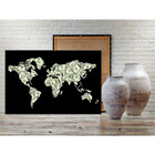 Quadro Decorativo Grande Conceitual Valuable World - 100x70cm