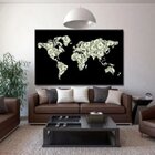 Quadro Decorativo Grande Conceitual Valuable World - 200x120cm
