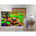 Quadro Decorativo Grande Contemporâneo Abstrato Nude - 180x13