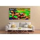 Quadro Decorativo Grande Contemporâneo Abstrato Nude - 180x13