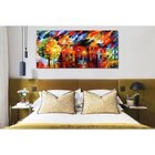 Quadro Decorativo Grande Contemporâneo Abstrato Paisagem Hote