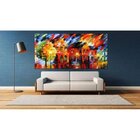 Quadro Decorativo Grande Contemporâneo Abstrato Paisagem Hote