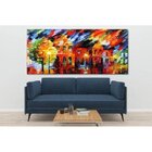 Quadro Decorativo Grande Contemporâneo Abstrato Paisagem Hote