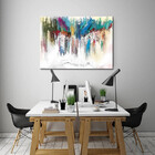 Quadro Decorativo Grande Contemporâneo Abstrato Papier Paint