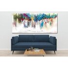 Quadro Decorativo Grande Contemporâneo Abstrato Papier Paint