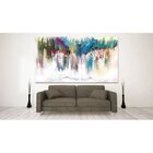 Quadro Decorativo Grande Contemporâneo Abstrato Papier Paint