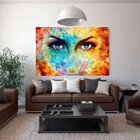 Quadro Decorativo Grande Contemporâneo Conceitual Abstrato Bl