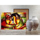 Quadro Decorativo Grande Contemporâneo Conceitual Abstrato Ma