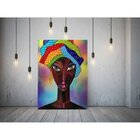 Quadro Decorativo Grande Contemporâneo Conceitual Ethnic - 10