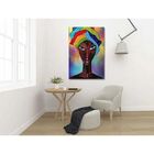 Quadro Decorativo Grande Contemporâneo Conceitual Ethnic - 15