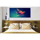 Quadro Decorativo Grande Contemporâneo Conceitual Geométrico