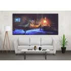 Quadro Decorativo Grande Contemporâneo Conceitual Leitura - 1