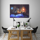 Quadro Decorativo Grande Contemporâneo Conceitual Leitura - 1