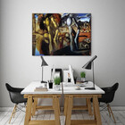 Quadro Decorativo Grande Contemporâneo Conceitual Metamorfose