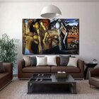 Quadro Decorativo Grande Contemporâneo Conceitual Metamorfose