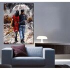 Quadro Decorativo Grande Contemporâneo Conceitual Romance Air