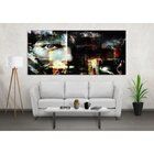 Quadro Decorativo Grande Contemporâneo Face Geometric - 180x1