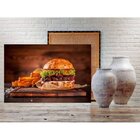 Quadro Decorativo Grande Contemporâneo Hamburguer - 180x135cm