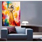 Quadro Decorativo Grande Contemporâneo Oriental Dancer - 150x