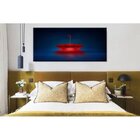 Quadro Decorativo Grande Contemporâneo Red Sea Umbrella - 150