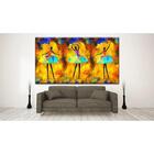 Quadro Decorativo Grande Danças Ballet Triplets - 150x80cm