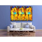 Quadro Decorativo Grande Danças Ballet Triplets - 180x120cm