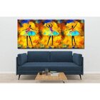 Quadro Decorativo Grande Danças Ballet Triplets - 200x100cm