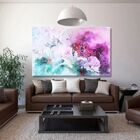 Quadro Decorativo Grande Floral Abstrato Buquê - 150x100cm