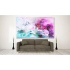 Quadro Decorativo Grande Floral Abstrato Buquê - 150x100cm