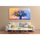 Quadro Decorativo Grande Floral Abstrato Colors Flowers - 180