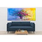 Quadro Decorativo Grande Floral Bouquet Flowers - 100x70cm