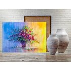 Quadro Decorativo Grande Floral Bouquet Flowers - 100x70cm