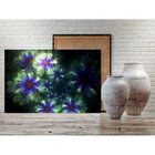 Quadro Decorativo Grande Floral Fractal Flowers - 150x100cm