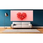 Quadro Decorativo Grande Floral Heart Of Flowers - 120x80cm