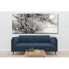 Quadro Decorativo Grande Floral Japanese Garden - 200x120cm