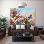 Quadro Decorativo Grande Floral Margarida - 200x120cm