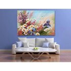 Quadro Decorativo Grande Floral Margarida - 200x120cm