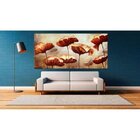 Quadro Decorativo Grande Floral Papoilas - 180x135cm